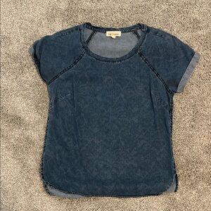 Cloth & Stone Black Short Sleeve Tee